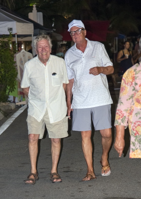 Gentlemen enjoying an evening stroll on Bridge Street