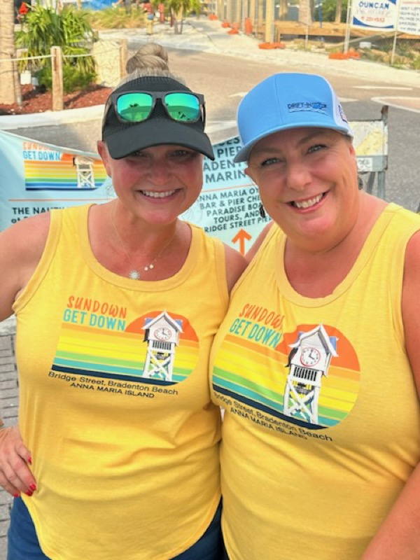 Organizers in Sundown Get Down shirts